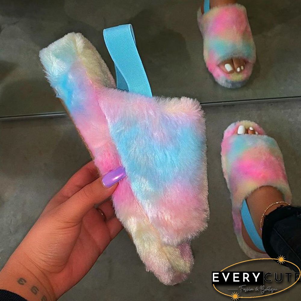 Women Casual Comfy Open Toe Slip On Flat Sandals