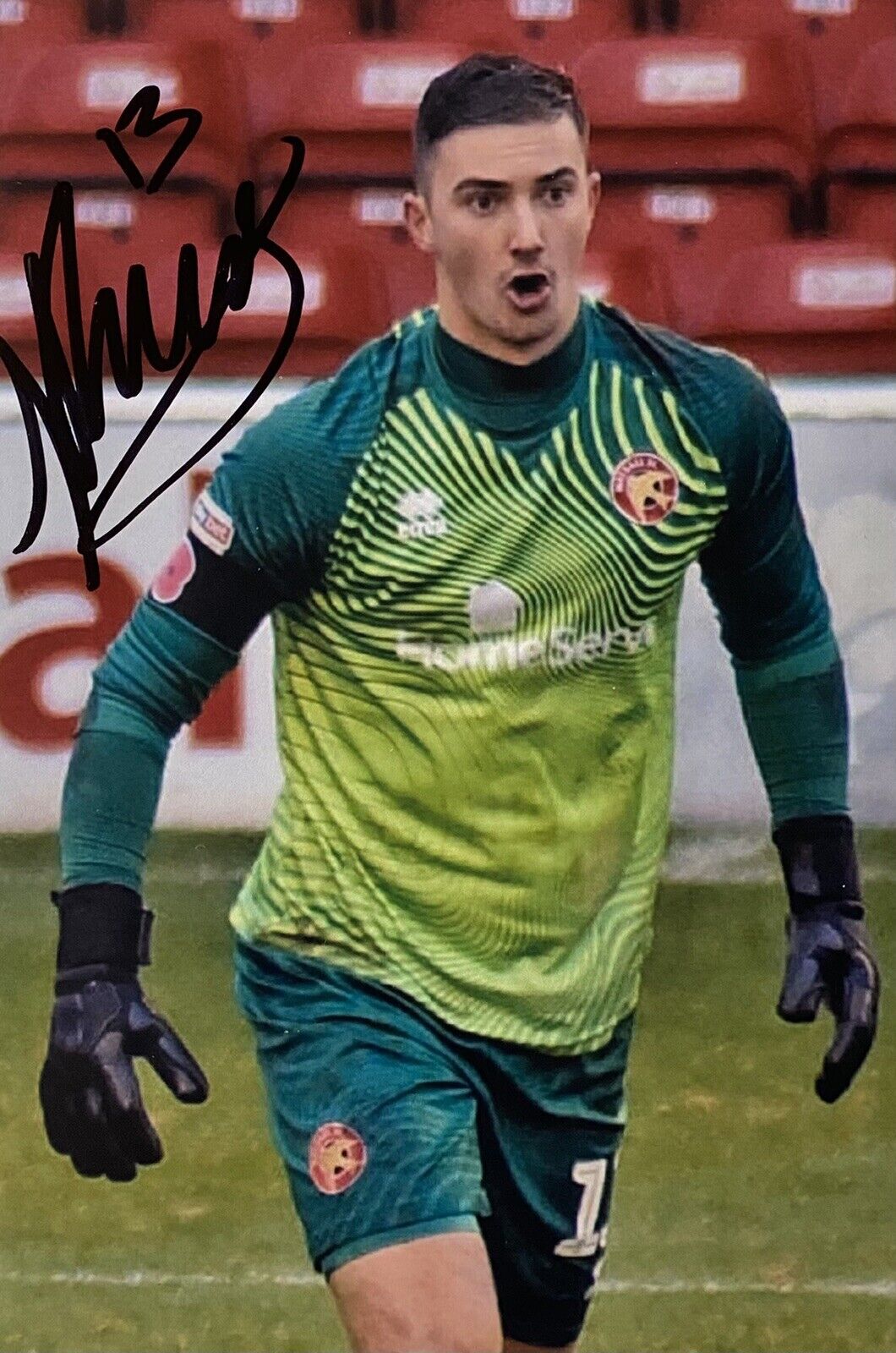 Liam Roberts Genuine Hand Signed Walsall 6X4 Photo Poster painting 3