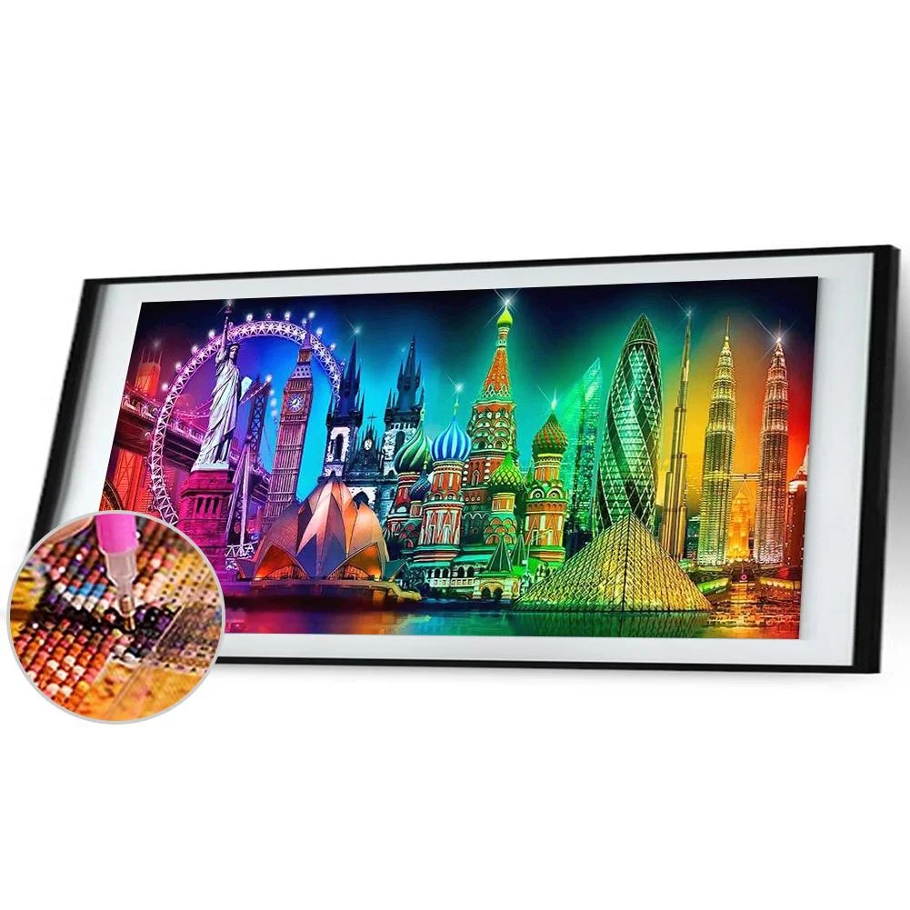 Diamond Painting - Full Round Drill - Urban Landmark (100*50cm)