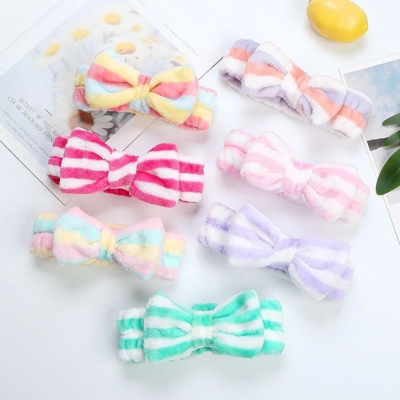 Casual Cute Unisex Bow Knot Leopard Spa Headband