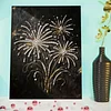 DIY Pearl Painting Fireworks for Home Wall Decor with Frame(40*30cm)