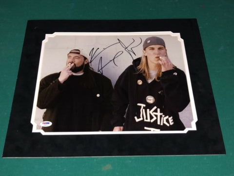 Kevin Smith & Jason Mewes signed Clerks 11x14 Photo Poster painting PSA Matted