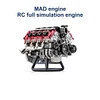 V8 Engine Model Kit for Capra VS4-10 Pro, DIY Simulation Internal Combustion Engine Assembly Model - Build Your Own V8 Engine That Works