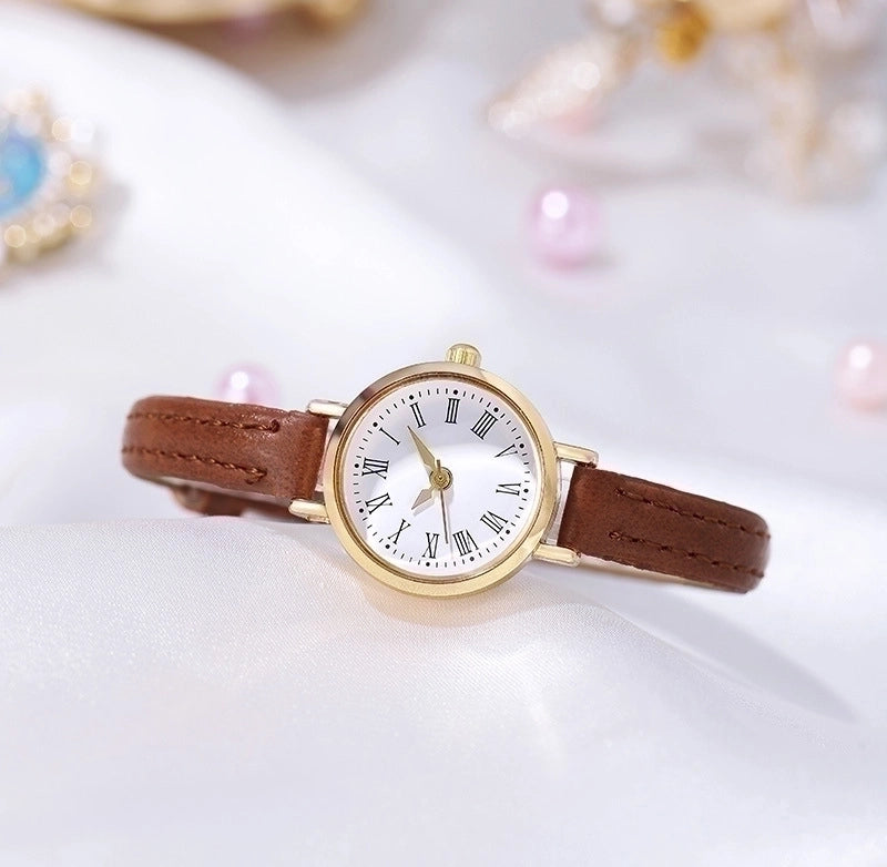 Casual Solid Color Buckle Quartz Women’s Watches