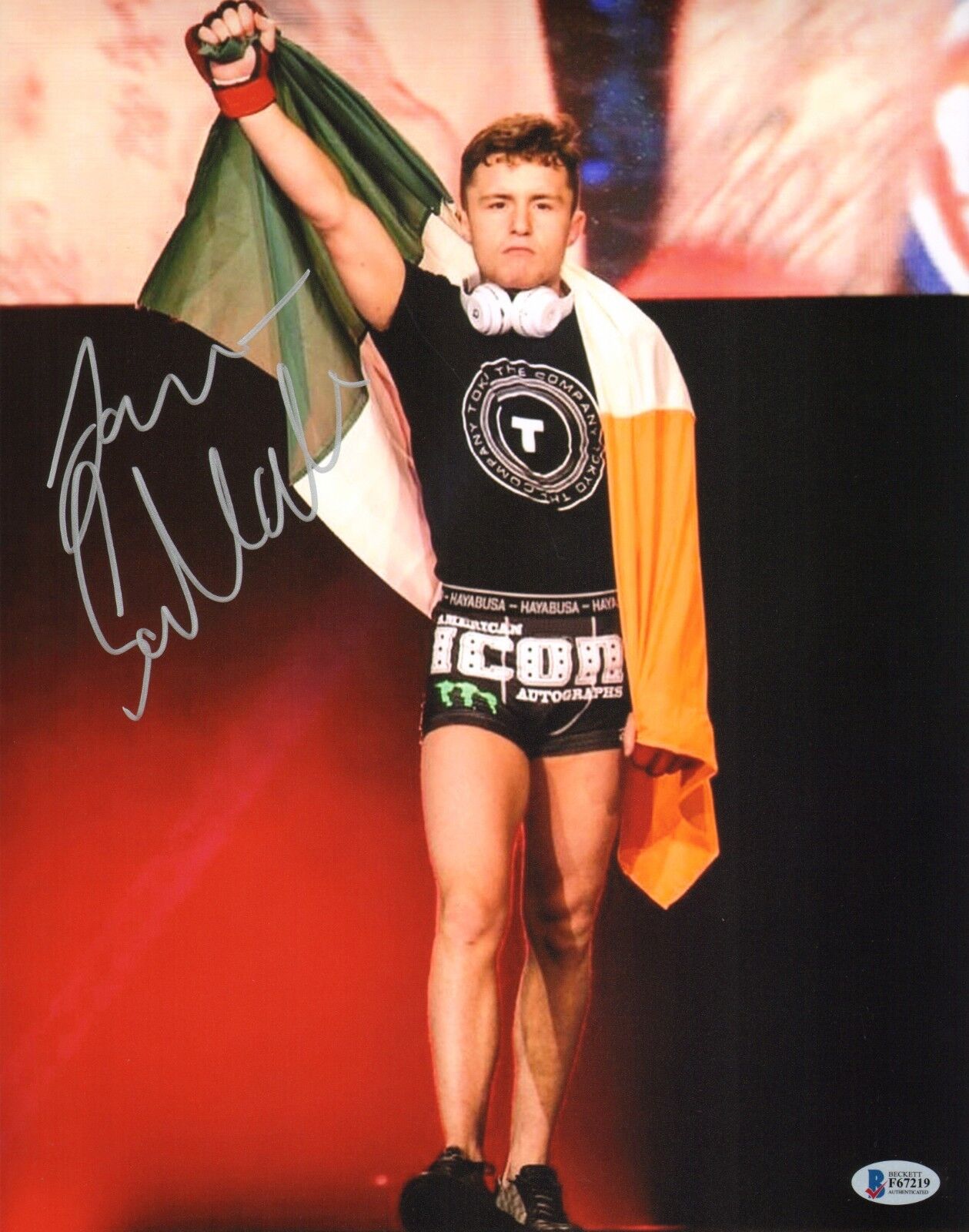 James Gallagher Signed 11x14 Photo Poster painting BAS Beckett COA Bellator MMA Picture Auto'd 8