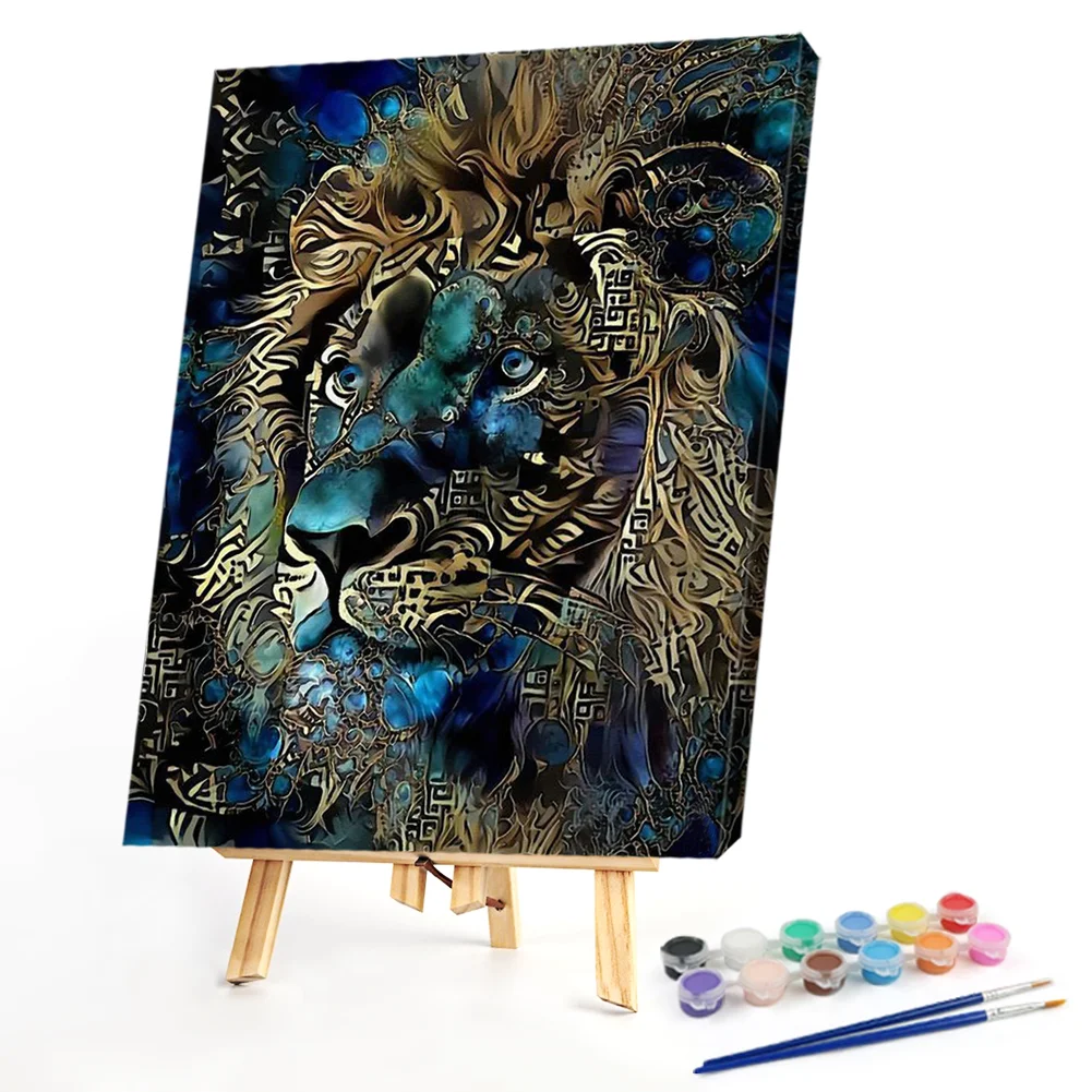 Lion Tiger - Paint By Numbers(40*50CM)