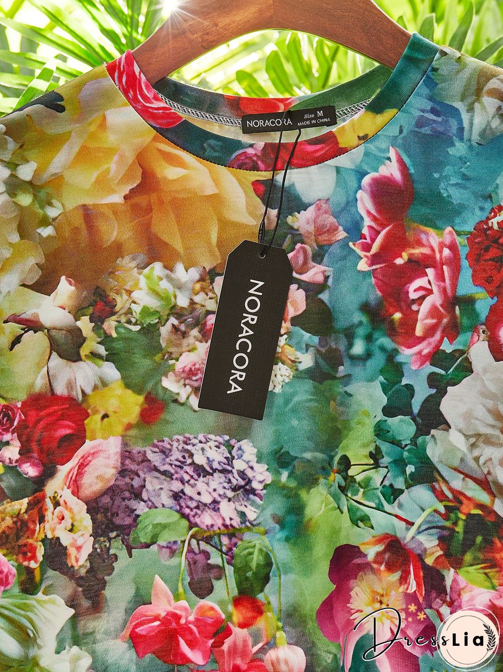 Casual Short Sleeve Crew Neck Printed Top