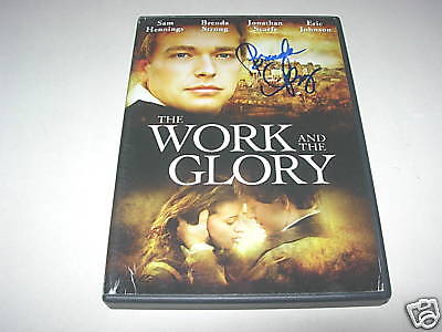 Brenda Strong Work And Glory Signed DVD Cover Photo Poster painting