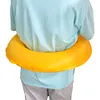 Inflatable Life Jacket Adult Round Buoys Rescue Waist Ring for Kayaking Swimming