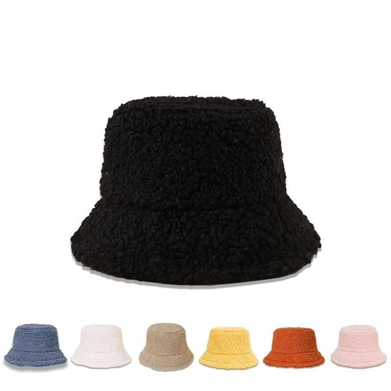 New Autumn And Winter Hats Fisherman Hat Warm And Cold Sunshade Wide-brimmed Face Small Basin Hat Korean Trend