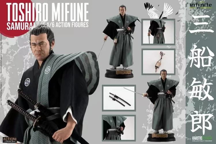 PRE-ORDER Infinite Statue X Kaustic Plastik Studio - Toshiro Mifune Samurai  1/6 Scale Statue (GK)