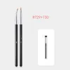 Corner eyeliner brush to cover tear troughs, eye detail concealer brush, fine makeup brush