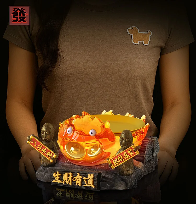 Fa Studio - Howl's Moving Castle Gold Coin Calcifer Statue(GK)-
