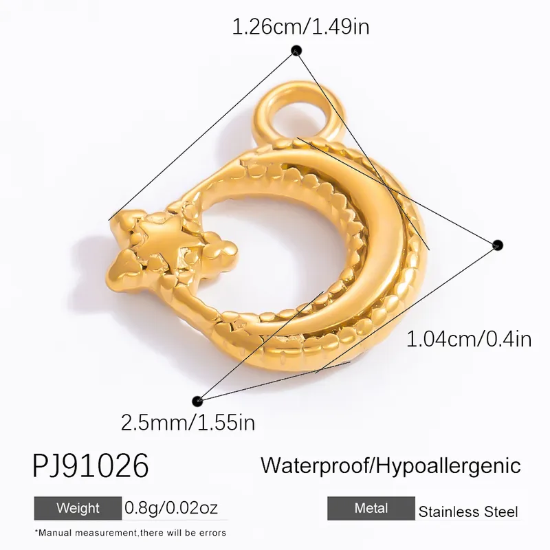 1 Piece 2 PCS/Package 3 PCS/Package 14.24*15.67mm 304 Stainless Steel Heart Shape Bow Knot Pendant Chain Jewelry Accessories