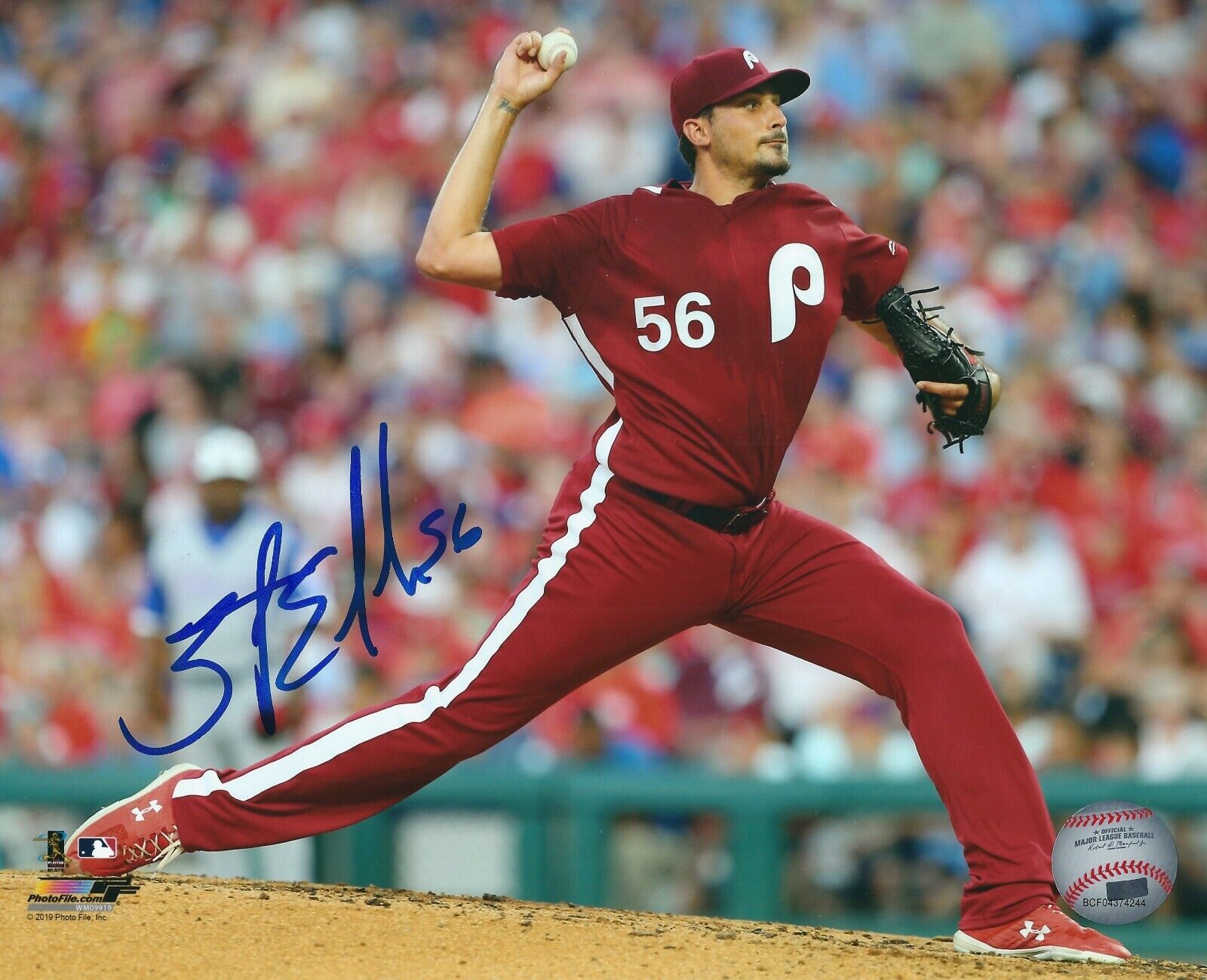 Signed 8x10 ZACH EFLIN Philadelphia Phillies Autographed Photo Poster painting - COA