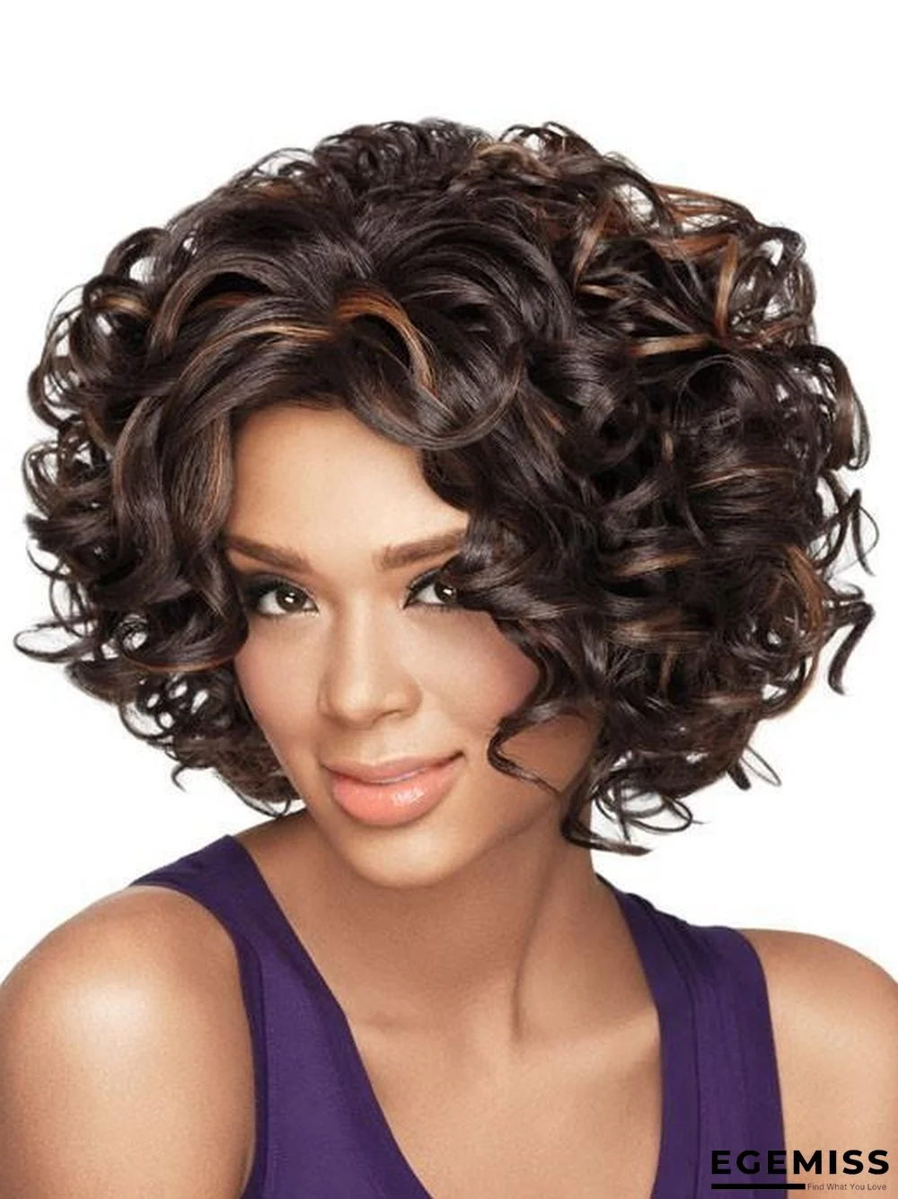 Fashion Wig Ruili Bobo Head Female Short Hair Wig Lady | EGEMISS