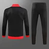 2023/2024 AC Milan Long Zipped Jacket Black Football  Jersey 1:1 Thai Quality Set
