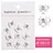 10PC Alloy Butterfly Zircon Nail Art Rhinestone 3D Gold Silver Shiny Diamond Nail ART Gems Butterfies Crystal Manicure Accessory | Cncures