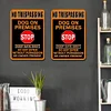 2PCS Warning - Metal Tin Signs Set(8*12Inch)