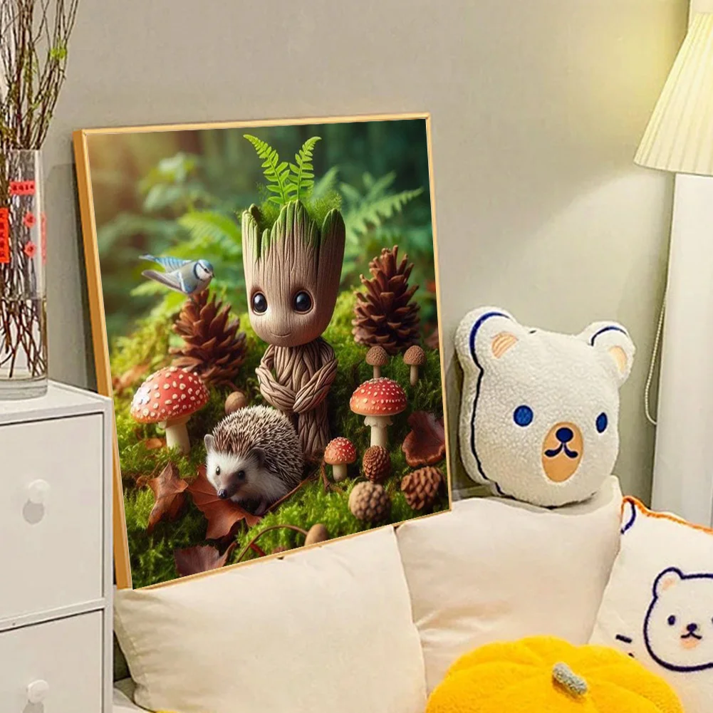 Diamond Painting - Full Round Drill -  Groot(Canvas|40*40cm)