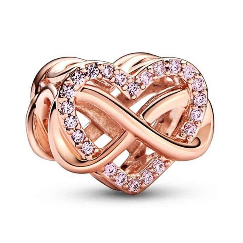 10 Pieces Cartoon Style Geometric Animal Metal Plating Inlay Rhinestones Jewelry Accessories