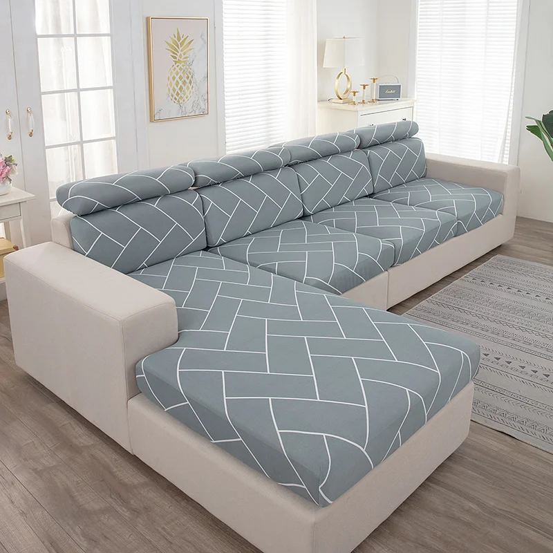 Nigikala Printed Sofa Seat Cover Stretch Sofa Covers for Living Room Furniture Protector Armchair Couch Cover for Pets, Kids 1pc