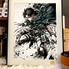 Celestial Ink Wash Levi Ackerman Decorative Painting - Attack On Titan - Xingkong Studio