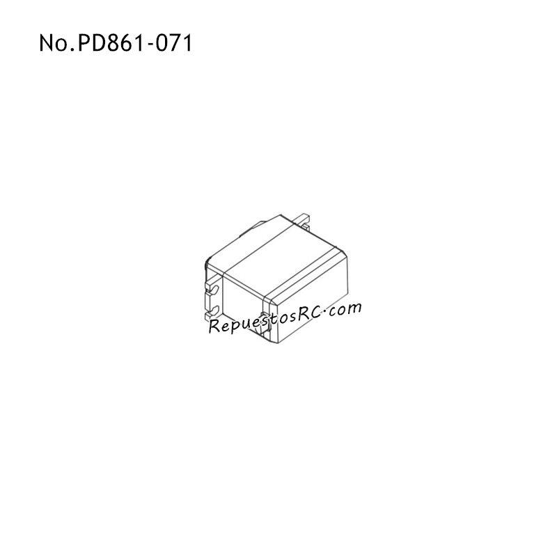 PD RACING TR10-4S Piezas Servo de 15kg PD861-071