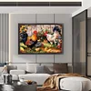 Vintage Poster - Farm Chickens-11CT Stamped Cross Stitch 40*60cm/15.75*23.62in tapestrymarket