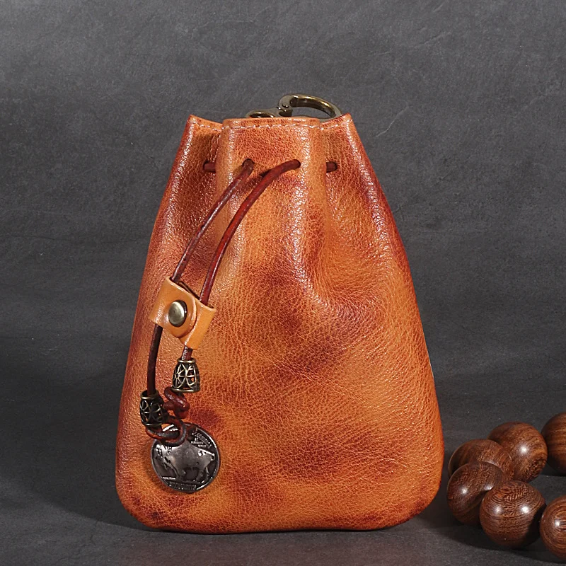 Leather Jewelry Storage Bag