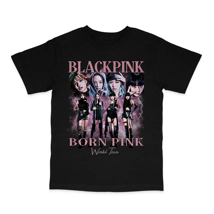 BLACKPINK World Tour BORN PINK 2023 Encore Collage T-shirt