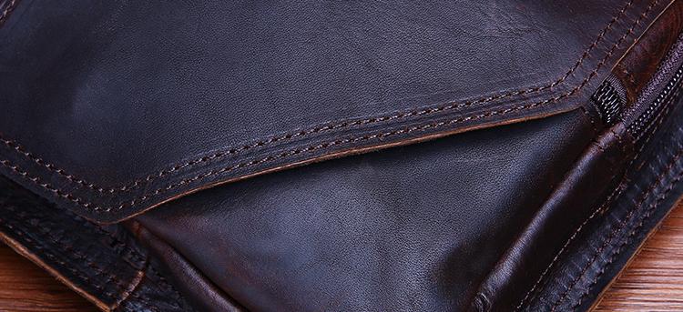 Handmade Oilwax Leather Small Shoulder Bag