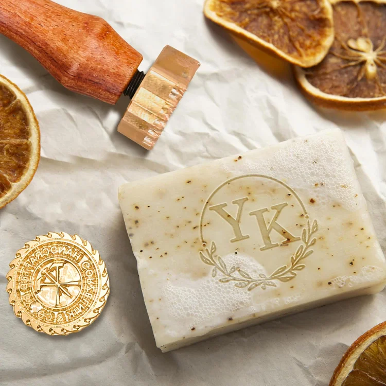 Custom Soap Stamp, DIY Soap Imprint Signature Stamp, Personalized Gift for Soap Crafter