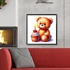 Diamond Painting-DIY Full Round Drill Birthday Bear