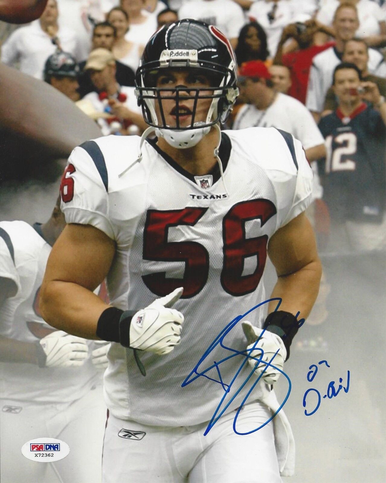 Brian Cushing Houston Texans 09 D-ROY Signed 8x10 Photo Poster painting PSA/DNA # X72362