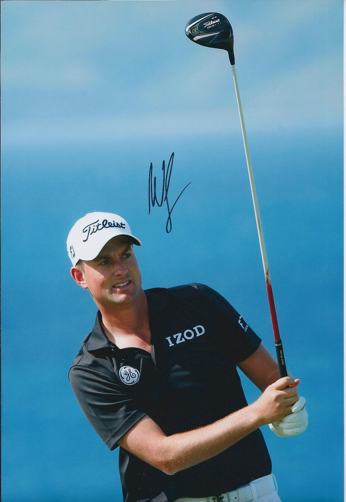 Webb SIMPSON SIGNED AUTOGRAPH Golf Photo Poster painting AFTAL COA Hyundai Tournament Hawaii