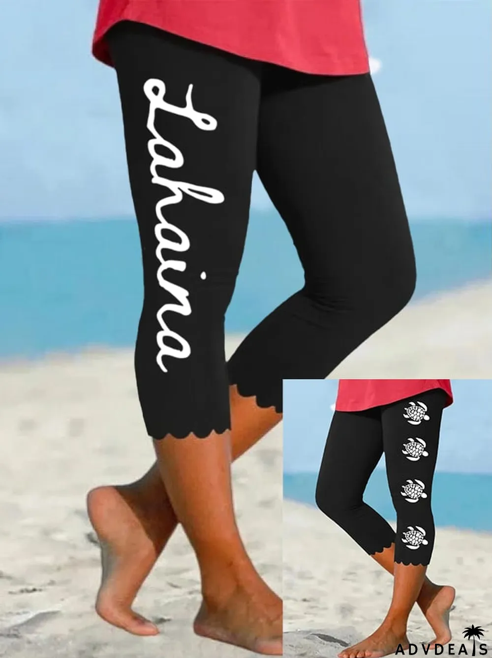 Women's Lahaina Hawaii Maui Support Leggings
