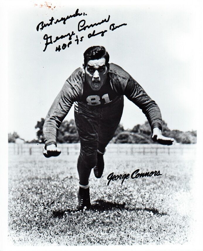 GEORGE CONNOR In-person Signed Photo Poster painting - Hall Of Fame