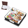 Diamond Painting PU Bear Notecard Box with 160 Sheets of Paper