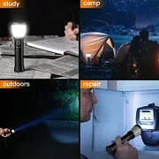 Sofirn SC03 Lantern 2000LM Powerful 2-in-1 Flashlight Rechargeable Camping  Light Outdoor Torch with Combo Side Light