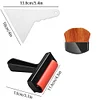 (US Local)3Pcs 5D Diamond Art Accessories Kit Diamond Painting Roller Fix Tool Paint Brush