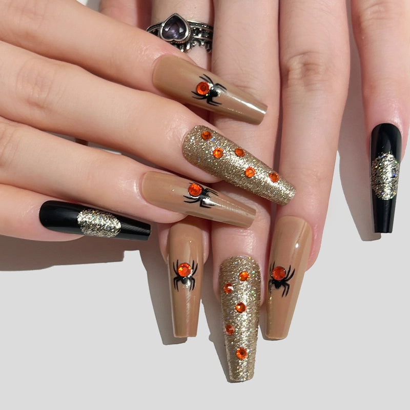 Halloween Cool Style Blood Stains Press-on Nails 1 Set