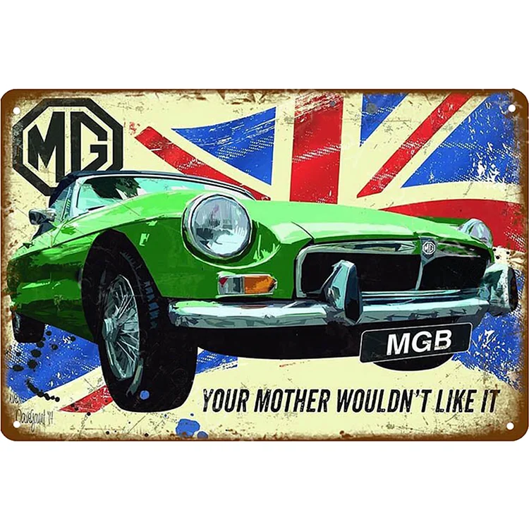 Mg Car - Vintage Tin Signs/Wooden Signs - 8*12Inch/12*16Inch