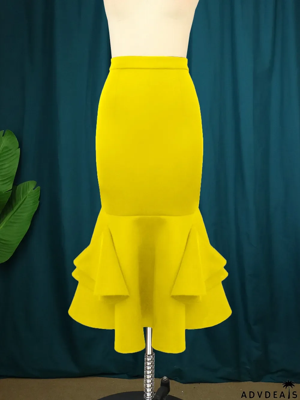 Fall High Waist Comfort Skirt Career Slim Fit Fishtail Bustskirt