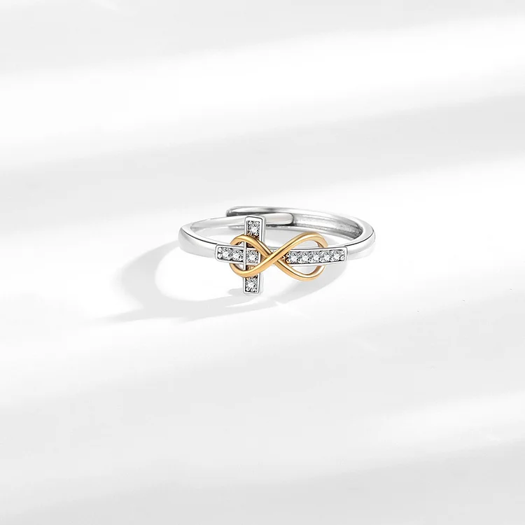 For Love - Infinity Love Cross Ring