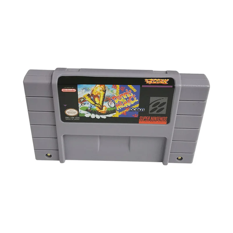 Dennis the Menace SNES For Super Nintendo Entertainment System - 16 Bit US Version Game Cartridge