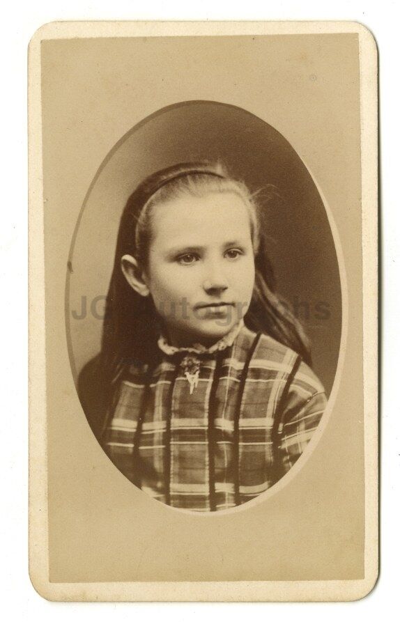 19th Century Children - 1800s Carte-de-visite Photo Poster painting - Burnham of Portland, Maine