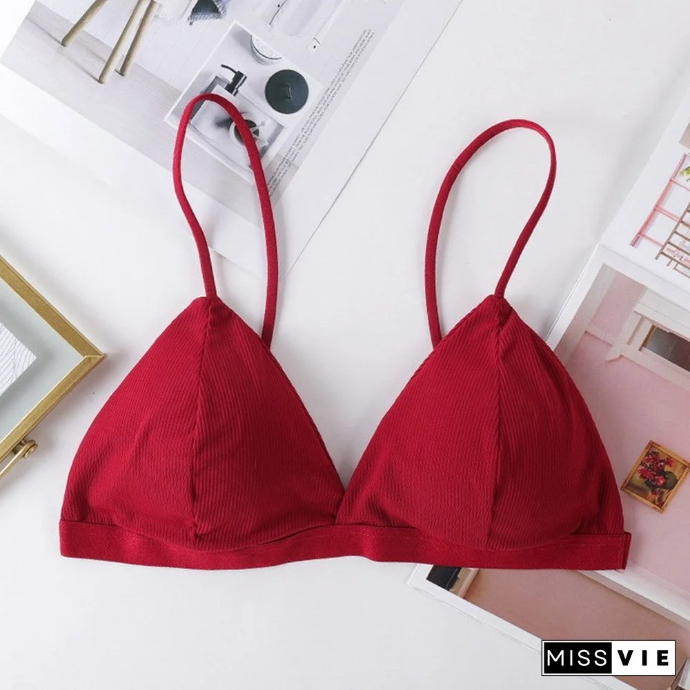 Sexy Lace Bralette Tube Tops Bandeau Summer Women Lace Bra Tanks Crop Tops Bandeau Girl Underwear Solid Color Camisole Hot Sale