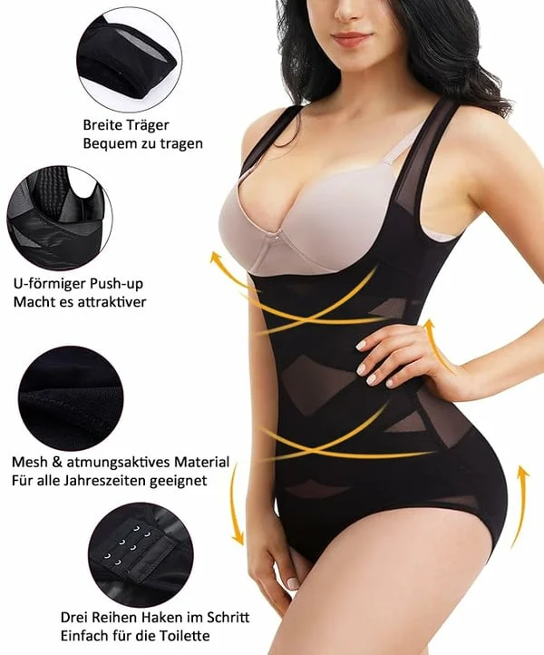 🎁Shapewear-Bodysuit mit hoher Taille &ndash; Formen Sie Ihre Traumkurven🔥