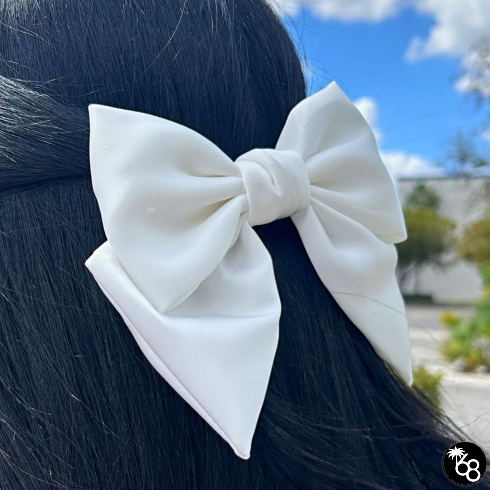 Casual Solid With Bow Hairpin | 168DEAL